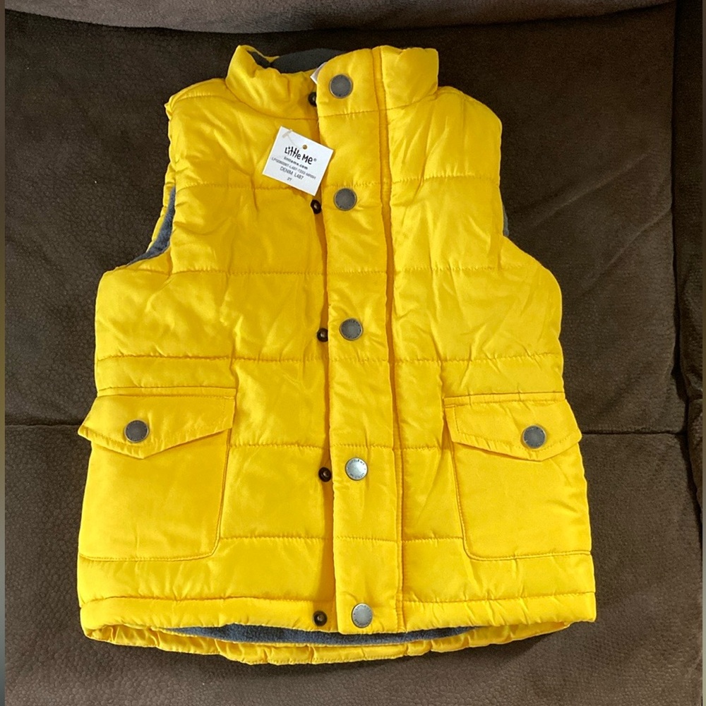 2t nwt puffer vest with fleece by little me